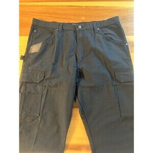Wrangler Workwear Ranger Relaxed Fit Men’s Cargo Pants. 40x30. Black. NWT